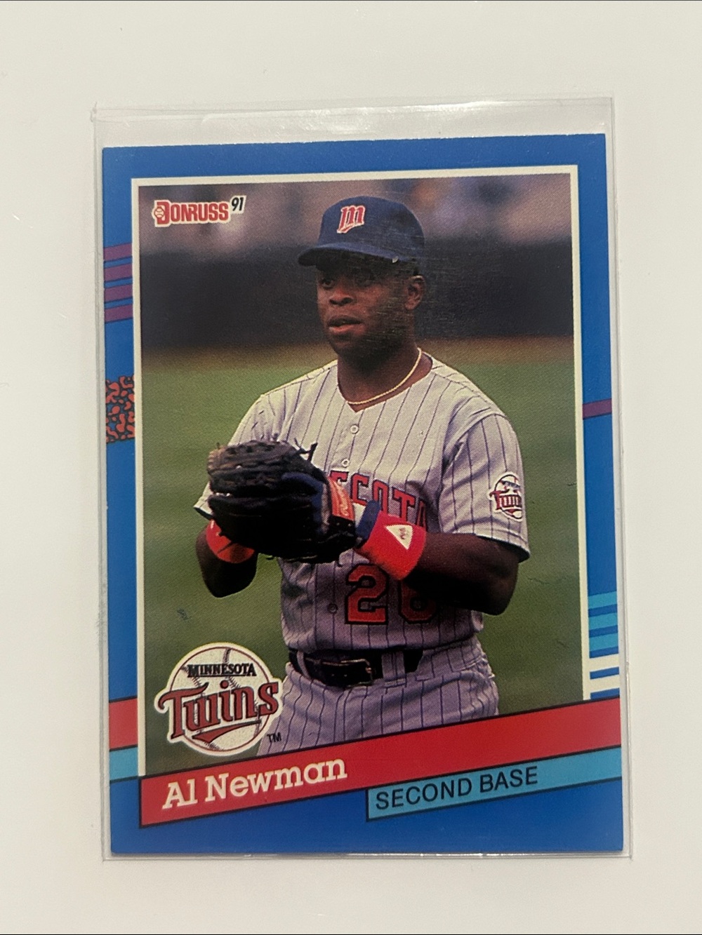 1991 Donruss Al Newman base card #208 - Minnesota Twins